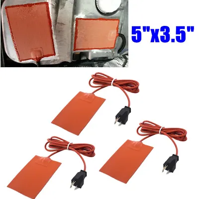 3xCar Engine Oil Pan Sump Tank Heater Electric Heating Pad 110V 120W Winter Tool • $31.89