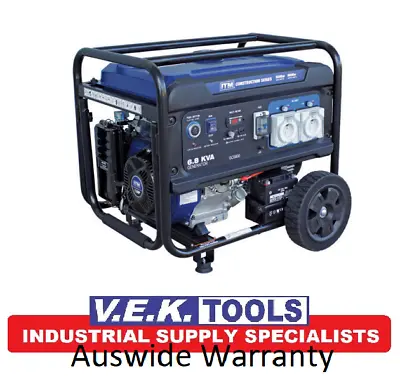 ITM 13HP 6.8KVA 5500W Petrol Construction Generator With Remote Start IP66 Rated • $2129