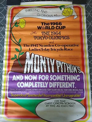 Vintage Poster - Monty Python's  And Now For Something Completely Different. • $6.22