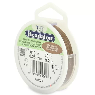 Beadalon 7 Strands Bead Stringing Wire Stainless Steel * Many Colors & Sizes • $5.75