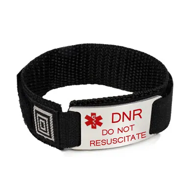 $24.99 • Buy DNR DO NOT RESUSCITATE Sport Medical Alert ID Bracelet. Free Emergency Card!