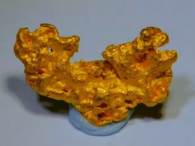 Brilliant Australian Gold Nugget ( 1.02 Grams ) . In Secure Display Pod. • $155