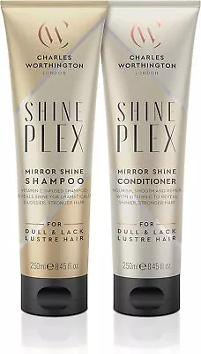 Charles Worthington ShinePlex Duo Shampoo And Conditioner Haircare Routine For • £18.55