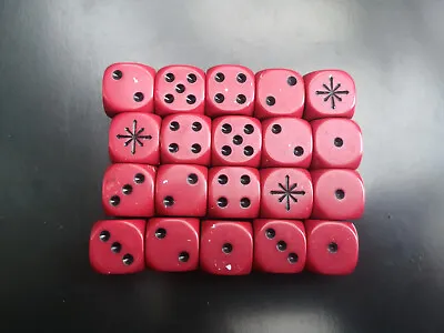 Warhammer 40k Chaos Space Marines Dice Set X20 Loose • £11.99