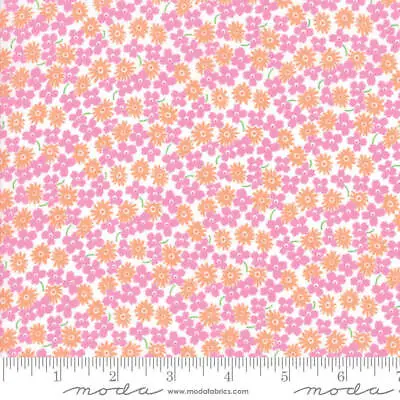 Moda FIDDLE DEE DEE Pink 22387 28 Quilt Fabric By The Yard Me & My Sister Design • $10.75