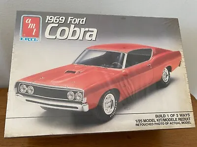 AMT/ERTL 1969 Ford Cobra Model Kit Factory Sealed 1:25 Scale 3-in-1 • $35