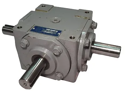 40 HP Right Angle Bevel Gearbox With 3 Keyed Shafts 1:1 • $169.99