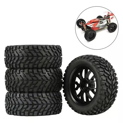 4Pack Wheel Tires Tyres For WLtoys 144001 124018 124019 1/14 1/18 1/16 RC Car G • $13.67