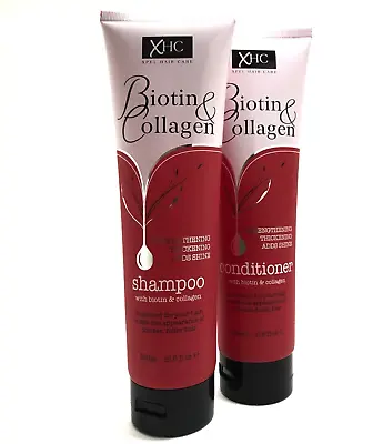 Xhc Biotin Collagen Strengthening Shampoo +  Conditioner Thickening Shine Repair • £8.99