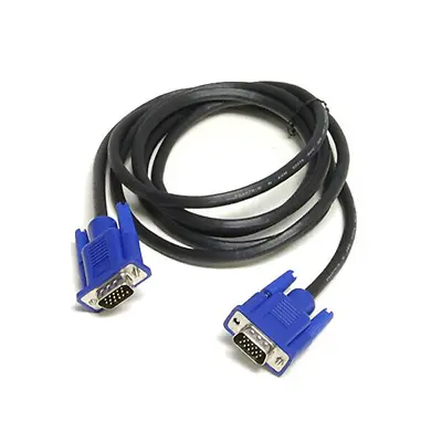 1.5M 15 PIN VGA TO VGA Cable  For LED LCD TV Monitor PC Projector USB DOCK HDTV • $5.19