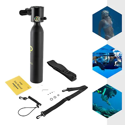 0.5L Mini Scuba Tank Underwater Diving Portable Breath Lungs Scuba Oxygen Tank • $85.50