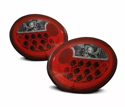 Rear Lights For VW NEW BEETLE 1998 1999 2000-2005 Hatchback Cabrio Red White LED • $234.81