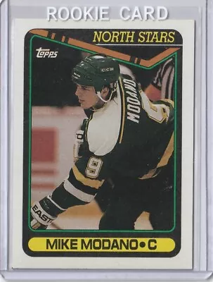 1990-91 Topps #348 Mike Modano RC Minnesota North Stars • $0.50