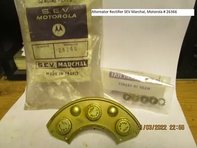 Alternator Rectifier SEV Marchal Motorola # 26366 • $13