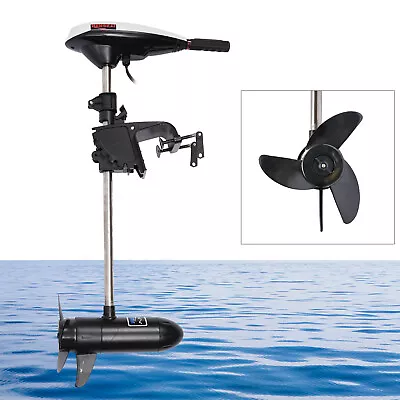 552W Electric Trolling Outboard Motor Boat Engine Freshwater Fishing 45 LBS 12V • £144