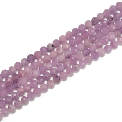 $9.49 • Buy Light Lepidolite Faceted Round Beads Size 4.5mm 15.5'' Strand (4.5mm)