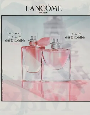 Paper Advertising - Advertising Paper - La Vie Est Belle En Rose De Lancôme  • £2.68