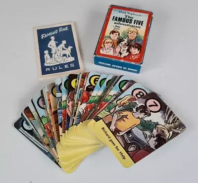 Vintage 1970's FAMOUS FIVE ADVENTURES Card Game By Pepys *COMPLETE* • £14.95