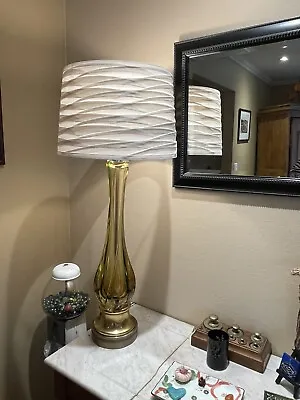 Mid Century Modern Seguso Murano Glass Table Lamp • $999