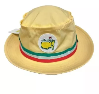2024 Masters Augusta National Butter Yellow Bucket Hat/Cap Size X-Large NWT • $61
