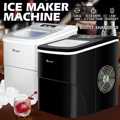 Advwin Ice Maker Machine Commercial Portable Ice Cube Tray Bar Countertop Party • $119.90