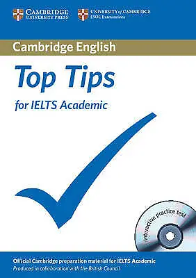 Top Tips For IELTS Academic Paperback With CD-ROM Very Good Books • £2.85