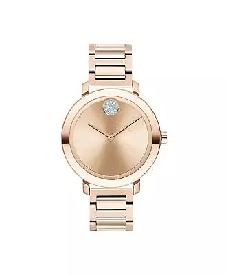 Movado Women's Bold Evolution Quartz Stainless Steel Rose Gold Model: 3600650 • $299