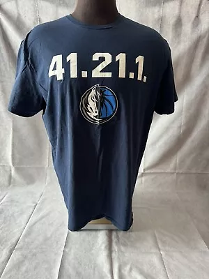 Dirk Nowitzki Dallas Mavericks 41.21.1 SGA Final Home Game T-shirt Men's XL • $29.99