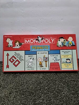 Peanuts Monopoly Collectors Edition Board Game Complete Snoopy Charlie Brown  • $23.39