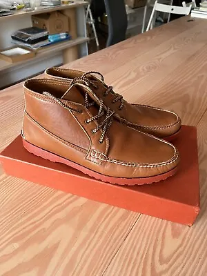 Quoddy Telos Chukka Boot - Whiskey Leather Upper / Brick Sole - UK10 / US11 • £100