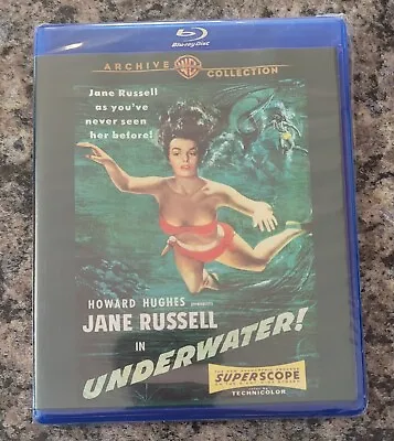 Underwater! 1955 Starring Jane Russell (2020 Blu-ray) NEVER TRUST STOCK PHOTOS! • $21.48