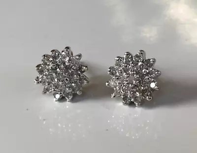 £190 • Buy Beautiful 9CT Gold Diamond Stud Earrings