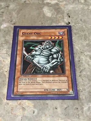 Yu-Gi-Oh! TCG Giant Orc Magicians Force MFC-012 1st Edition Common • $2.40