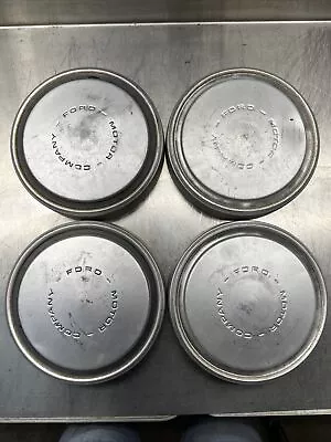 1970-1985 Ford F100 F150 Pickup Truck E150 Van Dog Dish Hubcaps Set Original • $120