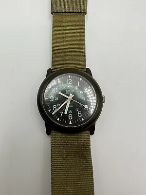 Timex Field Camper Not Running Project Macgyver Military 24HR Watch Men Quartz • $44.15