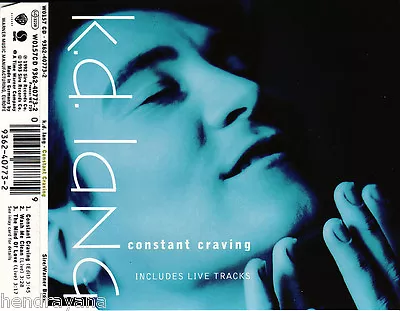 Cd-single K.D Lang - Constant Craving 3 Tracks Germany • $2.95