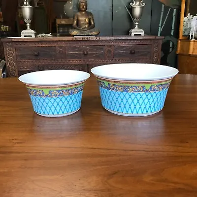 Set Of 2 Rosenthal For Versace  Russian Dream  Serving Bowl • $400