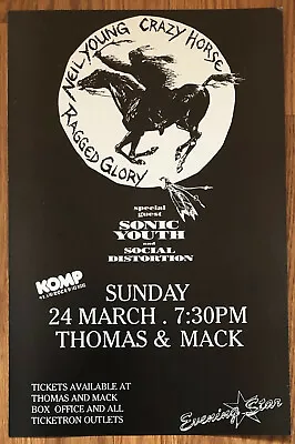 $185 • Buy Neil Young Crazy Horse Promotional Concert Poster