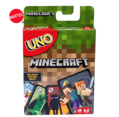 $14.99 • Buy UNO Minecraft Card Game Mattel School Holiday Fun Learning BRAIN TRAINING SYDNEY