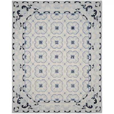 Safavieh Bella Bel154A Handmade Ivory / Blue Rug Hand Tufted Area Rug Carpet • $141.47