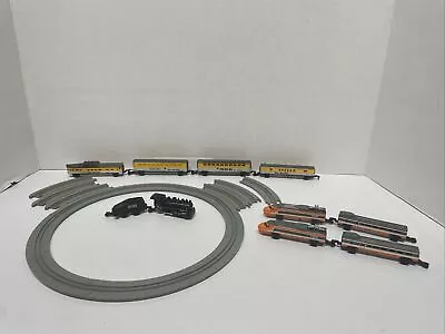 Micro Machines Train Trains Lot 80s 90s Vintage Galoob Freight W/ Tracks Rio TGV • $49.99