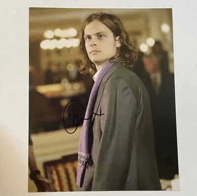 Matthew Gray Gubler Criminal Minds Autographed Signed 8x10 Photo ACOA • $235