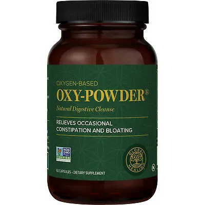 Oxy Powder Colon Cleanse & Natural Detox Pills For Constipation Relief - 60 Ct. • $142.95