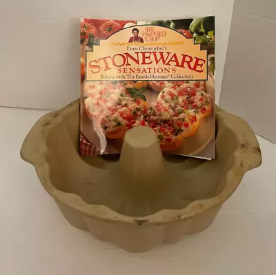 $27.72 • Buy The Pampered Chef Family Heritage Stoneware 10” Bundt Pan W/Stoneware Sensations