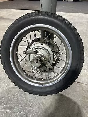 Vintage Rupp Mini Bike Minibike 12  Rear Wheel Tire Brake Assembly • $275