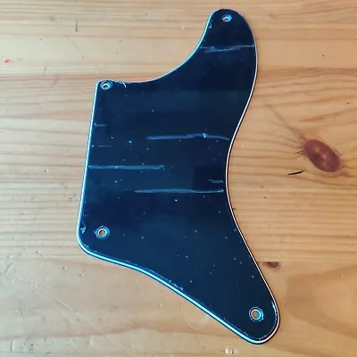 Used 2010s P Bass Cabronita TeleBass Style Pickguard Scratchplate Black 3 Ply #2 • £12.99