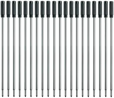 L:4.5 In Ballpoint Pen Refills For Cross PensMedium PointBlack InkPack Of 20 • $12.99