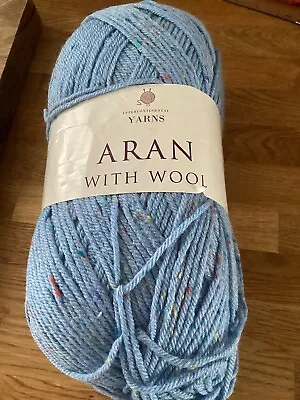 Robin Aran- Blue Tweed 400g - Brand New - 75% Acrylic 25% Wool • £9