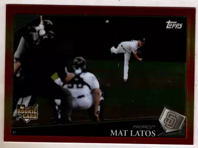 Mat Latos 2009 Topps Red Hot Rookie Redemption RC • $2