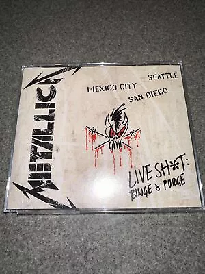 Live Shit: Binge & Purge [Box] By Metallica (CD Nov-2002 3 Discs Elektra... • $56